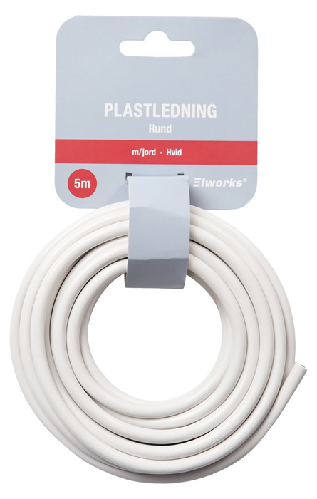 Plastledning rund m/jord 5 meter